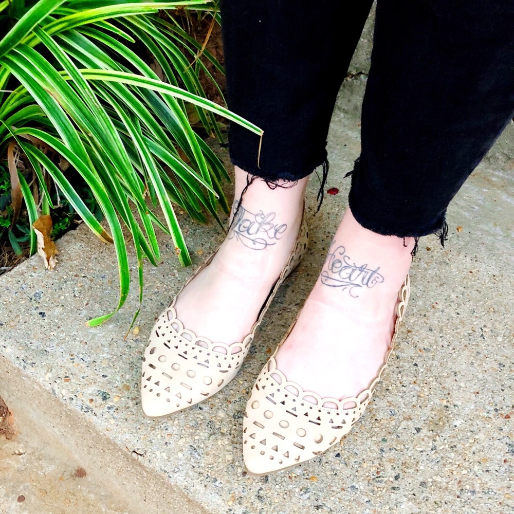🆕JUSTFAB Bellina Nude Flats